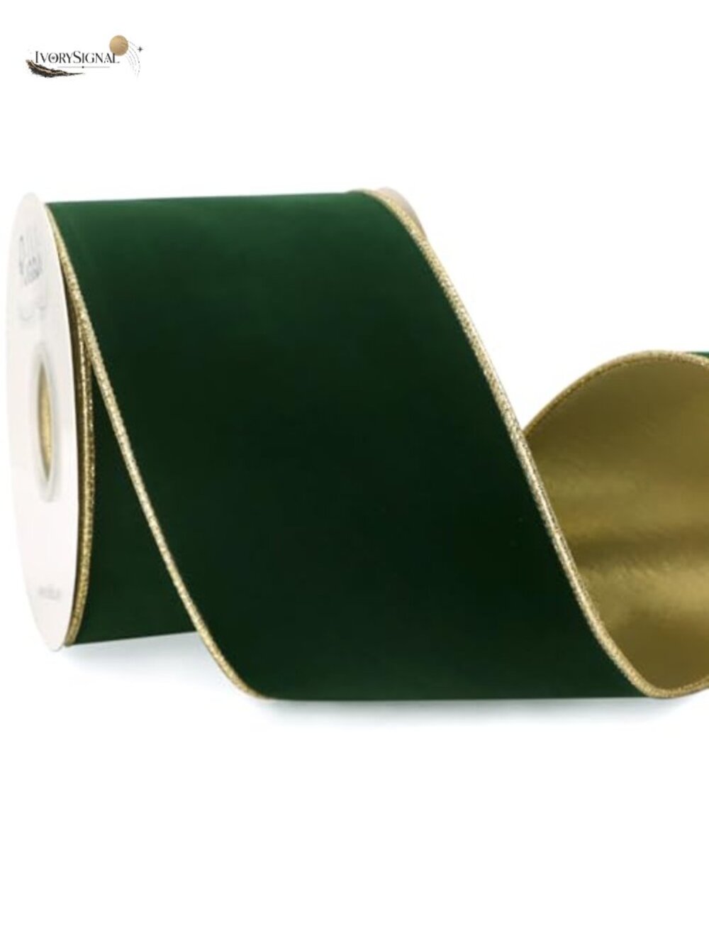 4 Inch Velvet Wired Ribbon 10 Yards for Gift Wrapping Crafts Wreaths